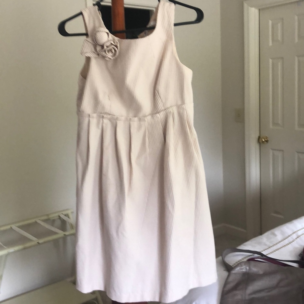 Cream baby doll dress